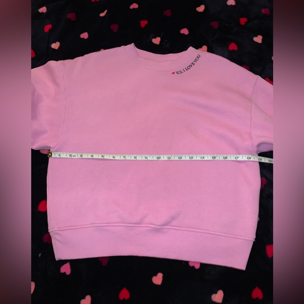 Victoria's Secret Pink Fleece Sweatshirt and pant set New sz small - Picture 8 of 16